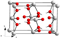 Kristallstruktur von Uranylhydroxid