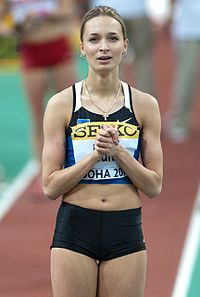 Ksenija Balta bei den Hallenweltmeisterschaften 2010