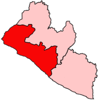 Karte Erzbistum Monrovia