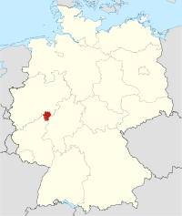 Locator map Siegerland in Germany.svg