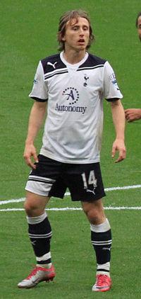 Luka Modrić im Trikot von Tottenham Hotspur 2010
