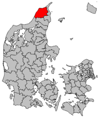 Lage von Hjørring in Dänemark