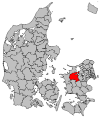 Lage von Holbæk Kommune in Dänemark
