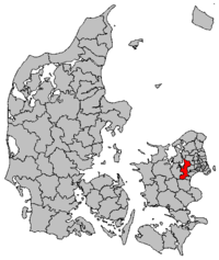 Lage von Roskilde in Dänemark