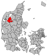 Lage von Skive in Dänemark
