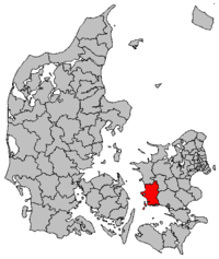 Lage von Slagelse Kommune in Dänemark