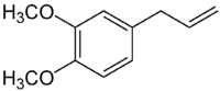 Struktur von Methyleugenol