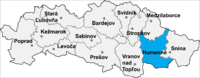 Okres Humenné in der Slowakei