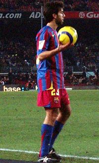 Oleguer Presas im Trikot des FC Barcelona