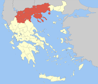 Lage innerhalb Griechenlands
