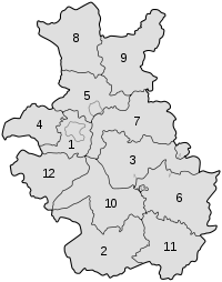 Kreiseinteilung des Regierungsbezirks Detmold 1947–1968