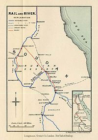 Strecke der Bahnstrecke Atbara–Port Sudan