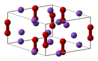 Struktur von Natriumperoxid