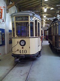 Historische Straßenbahn Tw410