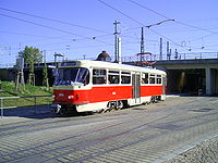 Historische Straßenbahn Tw523