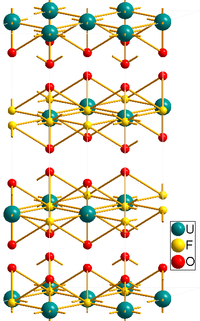 Struktur des Uranylfluorids