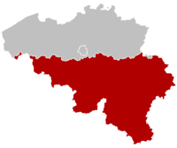 Position der Wallonie im übrigen Belgien