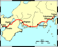 Strecke der Tōkaidō-Hauptlinie