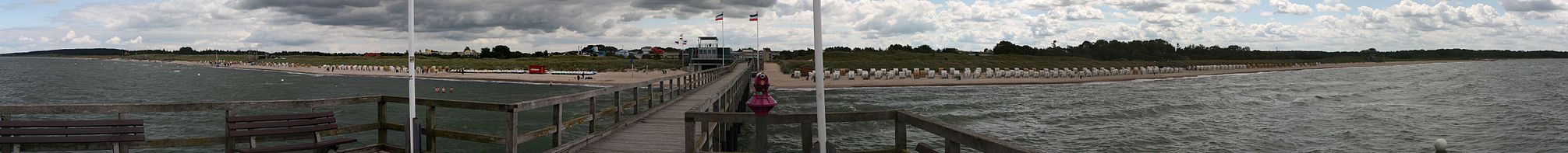 Panorama aus Richtung der Seebrücke