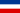 Flagge des Königreiches Jugoslawien