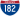 Straßenschild der I-182