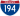 Straßenschild der I-194