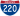 Straßenschild der I-220