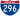 Straßenschild der I-296