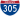 Straßenschild der I-305