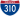 Straßenschild der I-310