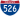 Straßenschild der I-526