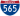Straßenschild der I-565