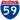 Straßenschild der I-59