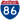 Straßenschild der I-86