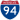 Straßenschild der I-94