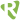ein weisses R auf grünem Dreieck