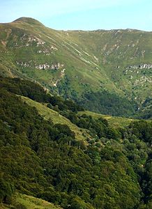Der Plomb du Cantal ist der höchste Berg im Département