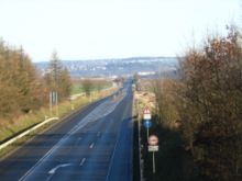 Bundesstraße 50 im Hunsrück