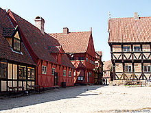 Marktplatz im Freilichtmuseum