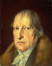 Porträtgemälde (Viertelprofil) von Hegel
