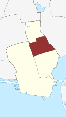 Lage des Risbjerg Sogn in der Hvidovre Kommune