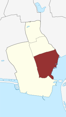 Lage des Strandmarks Sogn in der Hvidovre Kommune
