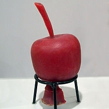Lost Wax-Model of apple in paraffine.jpg