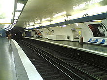 Die Station der Linie 10