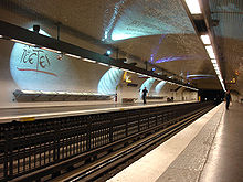 Metro Paris - Ligne 4 - station Saint-Germain-des-Pres 01.jpg