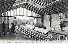 Die Station im Jahr 1910