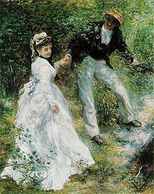 Gemälde „Der Spaziergang“ von Renoir