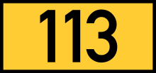 Reichsstraße 113 number.svg