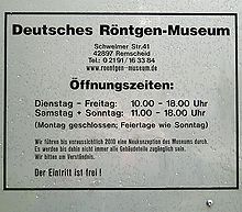 Remscheid Lennep - Deutsches Röntgenmuseum 05 ies.jpg