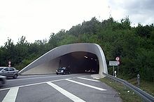 Bundesstraße 38 am Saukopftunnel-Portal